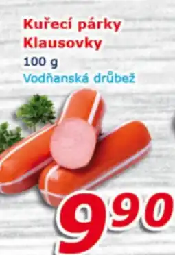 ESO MARKET Kuřecí párky Klausovky nabídka