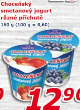 ESO MARKET Choceňský smetanový jogurt nabídka
