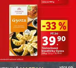Lidl Těstovinové knedlíčky gyoza nabídka