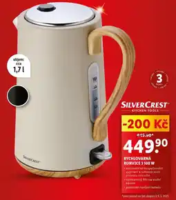 Lidl Ryhlovarná konvice 3100 w nabídka