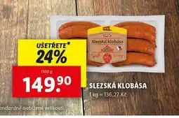 Lidl Slezaská klobása nabídka