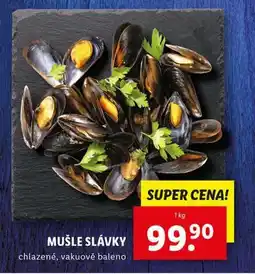 Lidl Mušle slávky nabídka