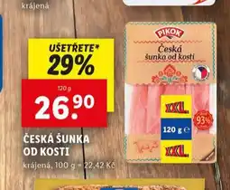 Lidl Česká šunka od kosti nabídka
