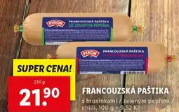 Lidl Francouzská paštika nabídka