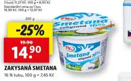 Lidl Zakysaná smetana nabídka
