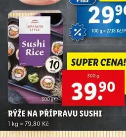 Lidl Rýže na přípravu sushi nabídka