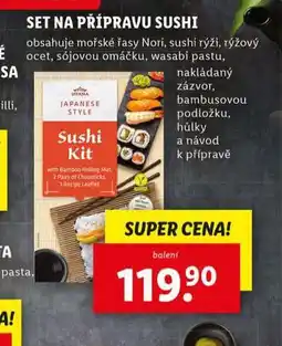 Lidl Set na přípravu sushi nabídka