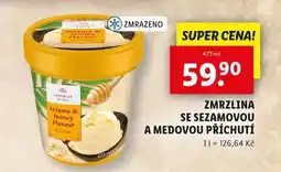 Lidl Zmrzlina se sezamovou a medovou příchutí nabídka