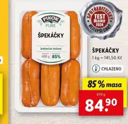 Lidl Špekáčky nabídka