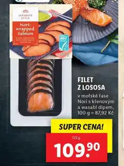 Lidl Filet z lososa nabídka