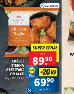 Lidl Kuřecí stehna v teriyaki omáčce nabídka