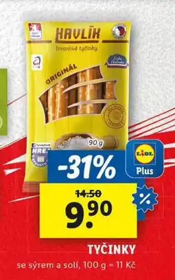 Lidl Havlík tyčinky nabídka