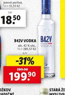 Lidl B42 vodka nabídka