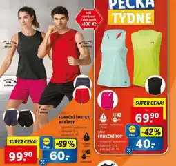 Lidl Pánský funkční top nabídka