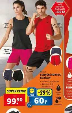 Lidl Dámské funkční šortky nabídka