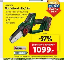 Lidl Aku řetězová pila nabídka
