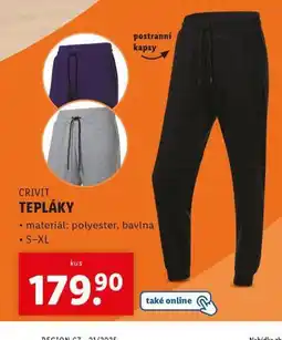 Lidl Tepláky nabídka