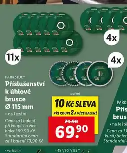 Lidl Příslušenství k úhlové brusce 115 mm nabídka