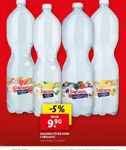 Lidl Saguaro pitná voda s příchutí nabídka
