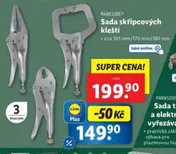 Lidl Sada skřipcových kleští nabídka