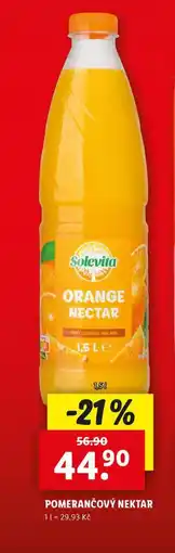 Lidl Pomerančový nektar nabídka