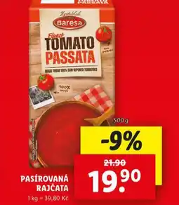 Lidl Pasírovaná rajčata nabídka