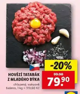 Lidl HOVĚZÍ TATARÁK Z MLADÉHO BÝKA nabídka