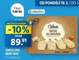 Lidl Gelatelli Mini Almond White Chocolate nabídka