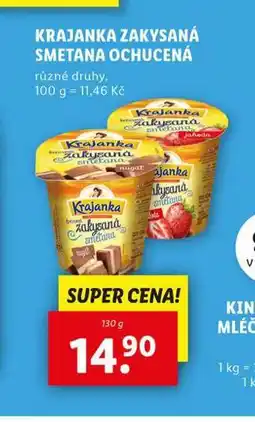 Lidl Krajanka zakysaná smetana ochucená nabídka