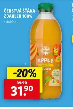 Lidl Čerstvá šťáva z jablek 100% nabídka