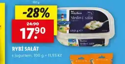 Lidl Rybí salát nabídka