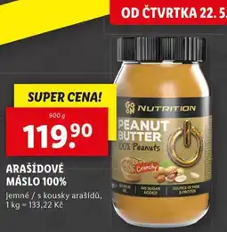 Arašídové máslo 100%