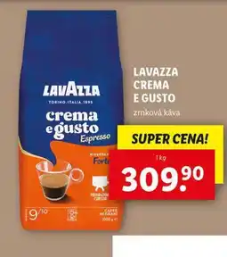 Lidl Lavazza crema e gusto nabídka