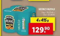 Lidl Heniz fazole nabídka