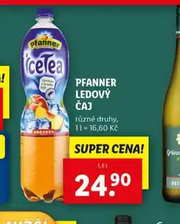 Lidl Pfanner ledový čaj nabídka