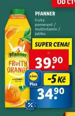 Lidl Pfanner nabídka