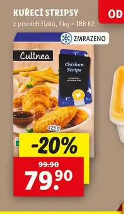 Lidl Kuřecí stripsy nabídka