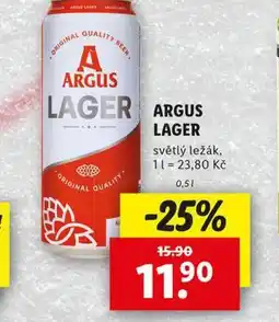 Lidl Argus lager nabídka