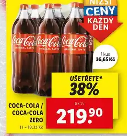 Lidl Coca cola / zero nabídka
