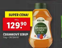 Lidl Čekankový sirup nabídka