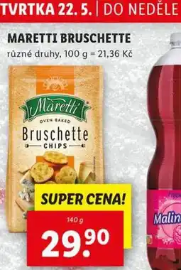 Lidl Maretti bruschette nabídka