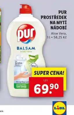 Lidl Pur prostředek na nádobí nabídka