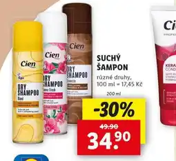 Lidl Cien suchý šampon nabídka