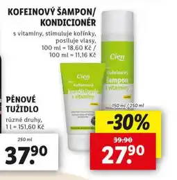 Lidl Cien kofeinový šampon, kondicioner nabídka