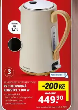 Lidl Rychlovarná konvice 3100 w nabídka
