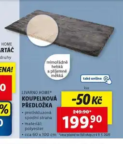 Lidl Koupelnová předložka nabídka