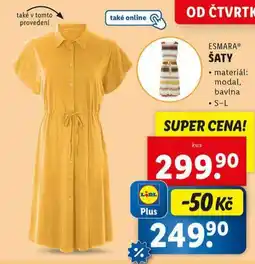 Lidl Šaty nabídka