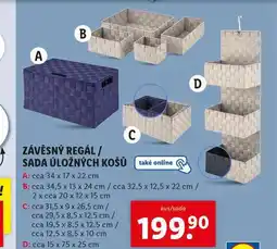 Lidl Sada úložných košů nabídka
