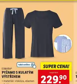 Lidl Pyžamo nabídka