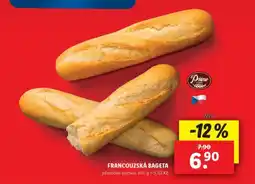 Lidl Francouzská bageta nabídka